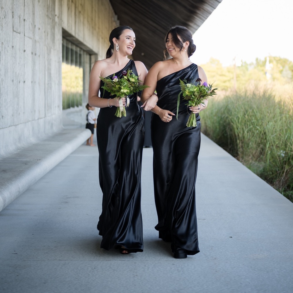 Jenny Yoo Bridesmaid Dress Black
 - worn once to wedding, has been dry cleaned!